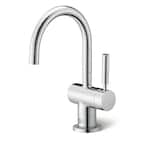 Indulge Modern Series 1-Handle 9.25 in. Faucet for Instant Hot & Cold Water Dispenser in Chrome