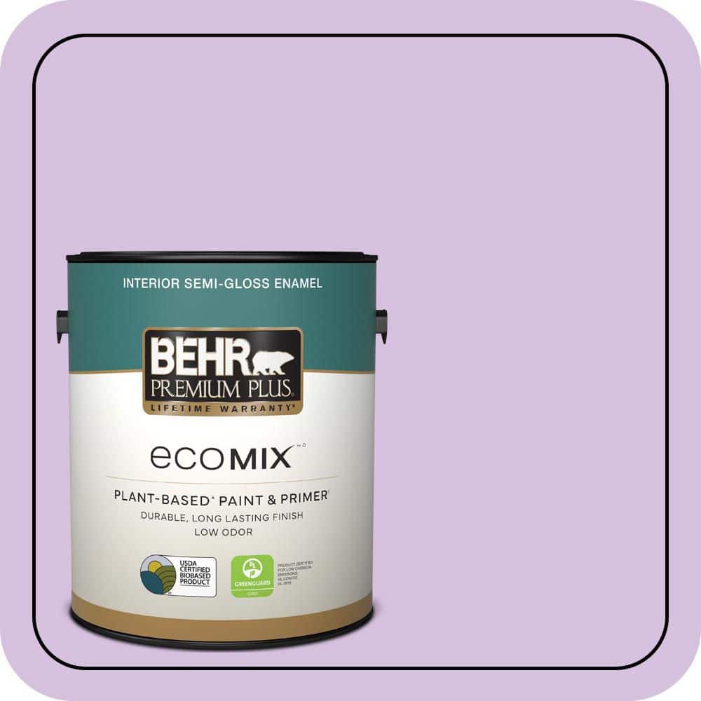 1 gal. #660A-3 New Violet Semi-Gloss Enamel EcoMix Plant-Based Interior Paint & Primer price history on PriceWatchPro