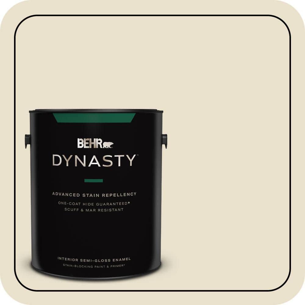 1 gal. #760C-2 Country Beige Semi-Gloss Enamel Interior Stain-Blocking Paint & Primer price history on PriceWatchPro
