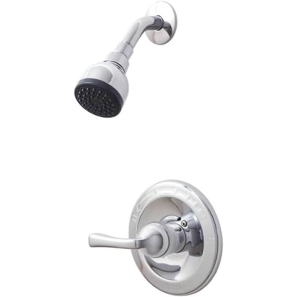 Delta Foundations Single-Handle 1-Spray Shower Faucet in Chrome 