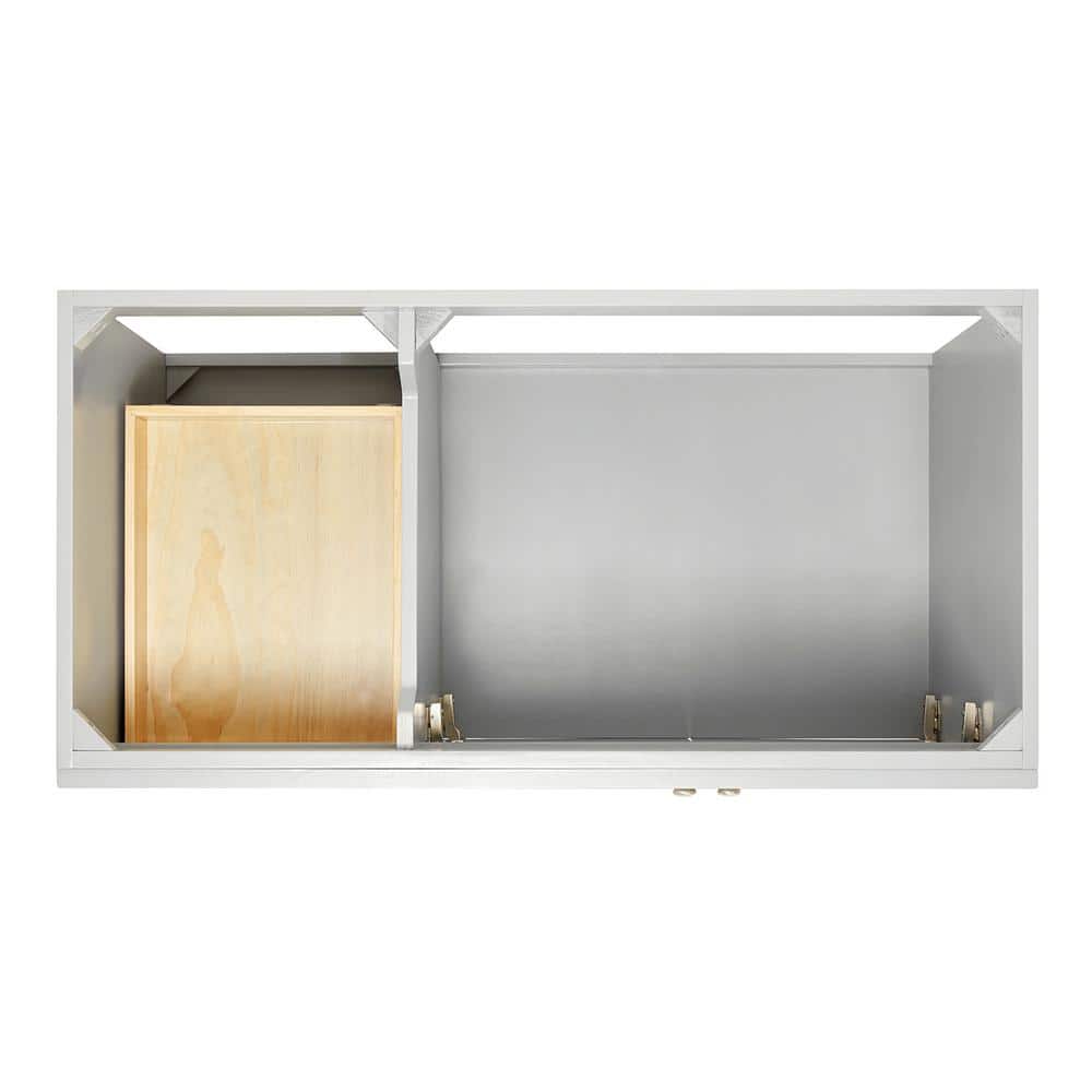 Hamlet 42" Gray Wood Freestanding Single Basin Vanity with Quartz Top