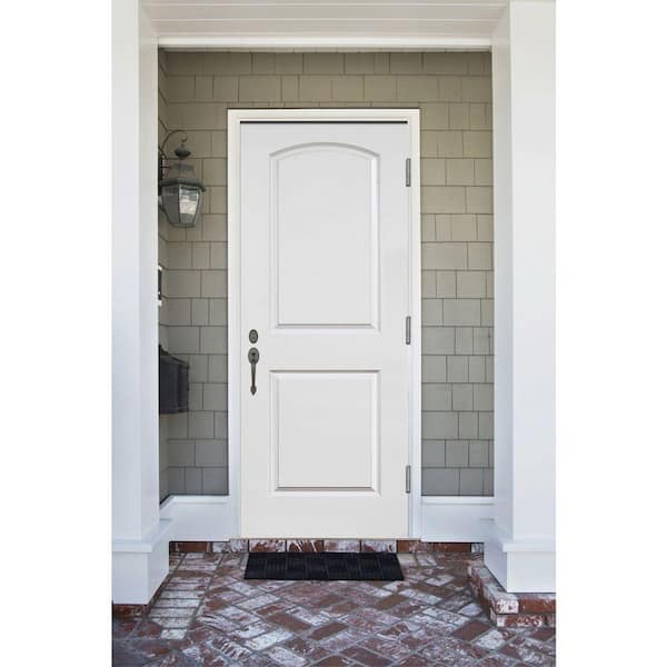 Element Series 2-Panel Arch Primed Steel Prehung Front Door