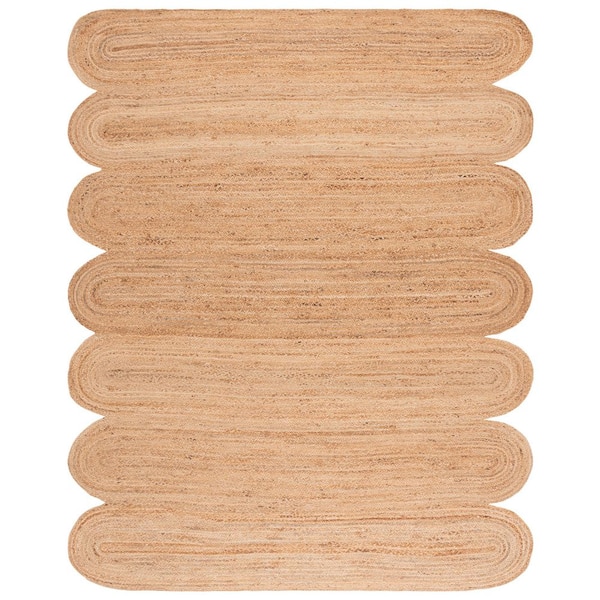 Natural Fiber 8 ft. x 10 ft. Natural Woven Gradient Area Rug