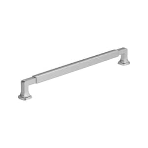 Stature 10-1/16 in. (256 mm) Center-to-Center Polished Chrome Cabinet Bar Pull (1-Pack)