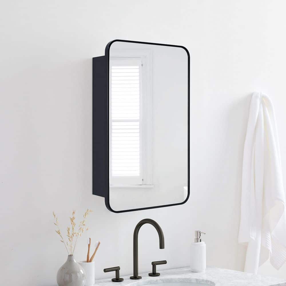 TEHOME Garnes 24 in. W x 36 in. H Rectangular Recessed or Surface