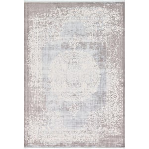 New Classical Olwen Light Blue 8' 0 x 11' 4 Area Rug