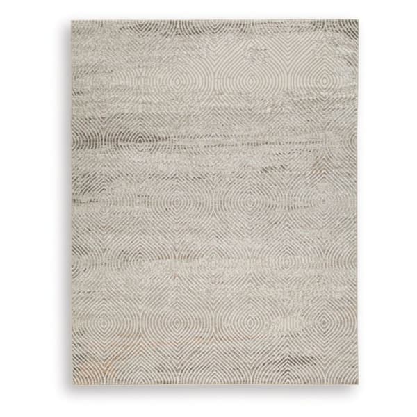 Bachus 8 ft. x 10 ft. Beige/Gray Abstract Area Rug