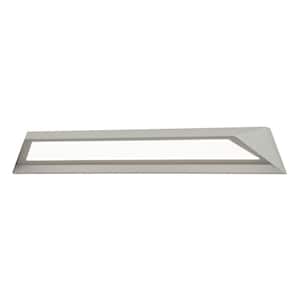 Ryland 28 in. Satin Nickel LED Vanity Light Bar with White Shade