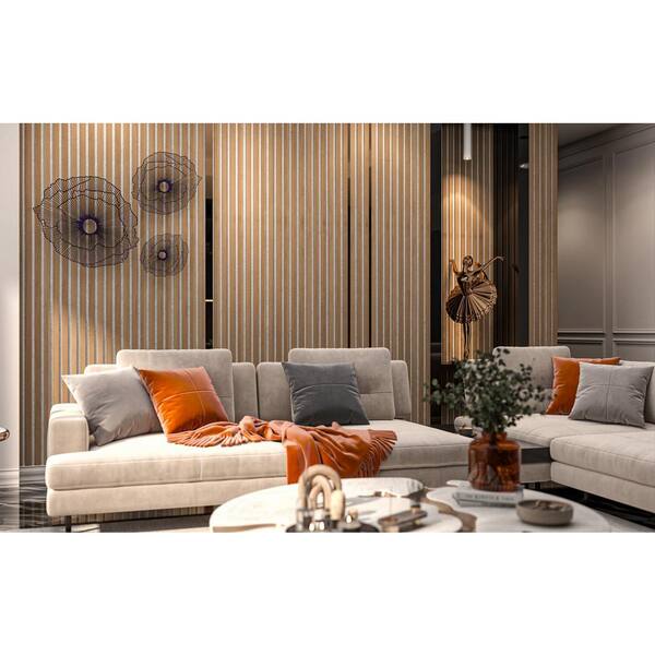 Ejoy 12.6 in. x 106 in. x 0.8 in. Acoustic Vinyl Wall Cladding