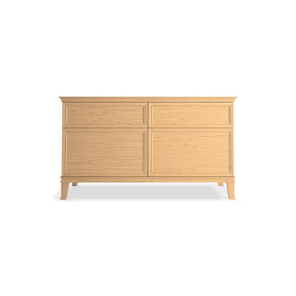 KOHLER Artifacts 60 in. W x 21.89 in. D x 34.49 in. H Bath Vanity Cabinet without Top in Weathered Oak