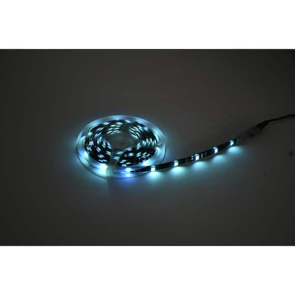 EcoSmart 9.8 ft. RGB Color Changing Dimmable USB Powered LED Black