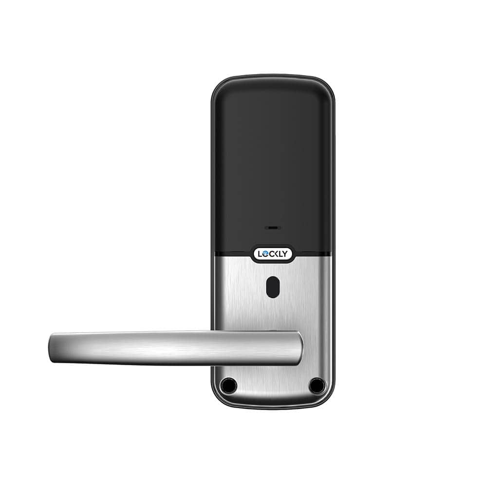 Lockly Satin Nickel Smart Door Lock with Touchscreen Keypad