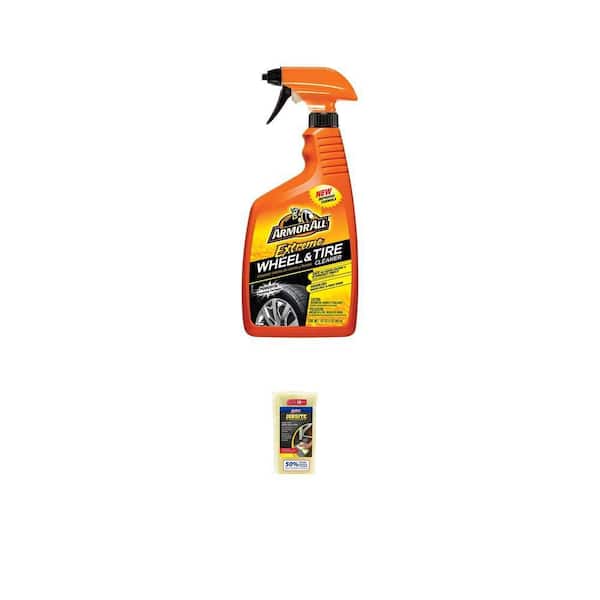 32 fl. oz. Extreme Wheel and Tire Cleaner with Jobsite Microfiber Cloth (16-Pack)
