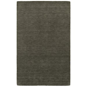 Aiden Charcoal/Charcoal 5 ft. X 8 ft. Solid Area Rug