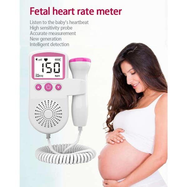 Aoibox Fetal Heart Rate Monitor Home Pregnancy Baby Fetal Sound Heart Rate  Detector HDDB1537 - The Home Depot