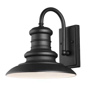 Generation Lighting Redding Station 9 in. 1-Light Textured Black