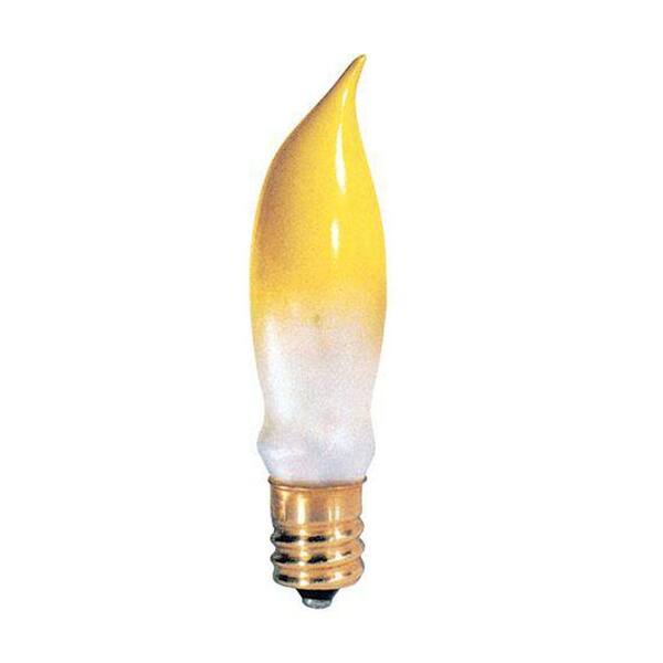Bulbrite 7.5-Watt Incandescent Petite Flame/Ca5 Light Bulb (25-Pack)