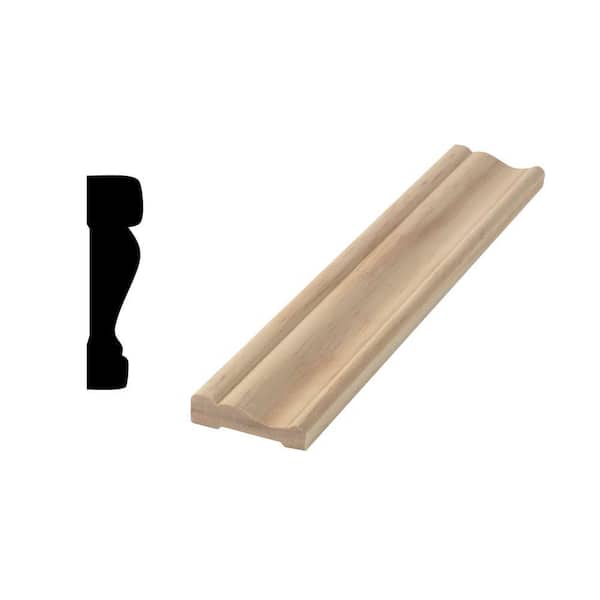 Woodgrain Millwork A218 9/16 in. x 2-1/8 in. Solid Pine Door and Window Casing Moulding