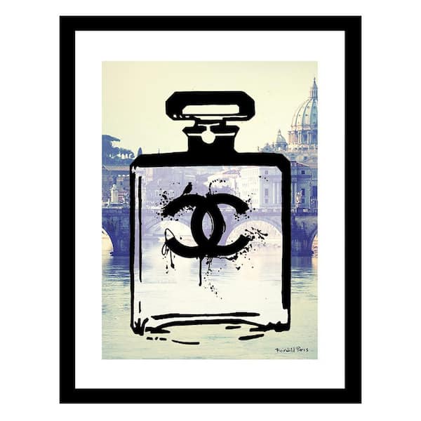 VENICE BEACH Collections Designer Fashion Glam in Rome by Fairchild Paris Framed Graphic Print Abstract Poster Art Print 18 in. x 14 in.