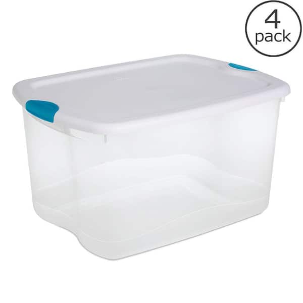Sterilite 66 Quart ClearView Storage Tote Container with Latching Lid, (18  Pack), 18pk - Fry's Food Stores