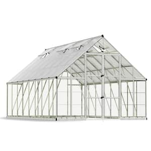 Balance 10 ft. x 16 ft. Hybrid Silver/Clear DIY Greenhouse Kit