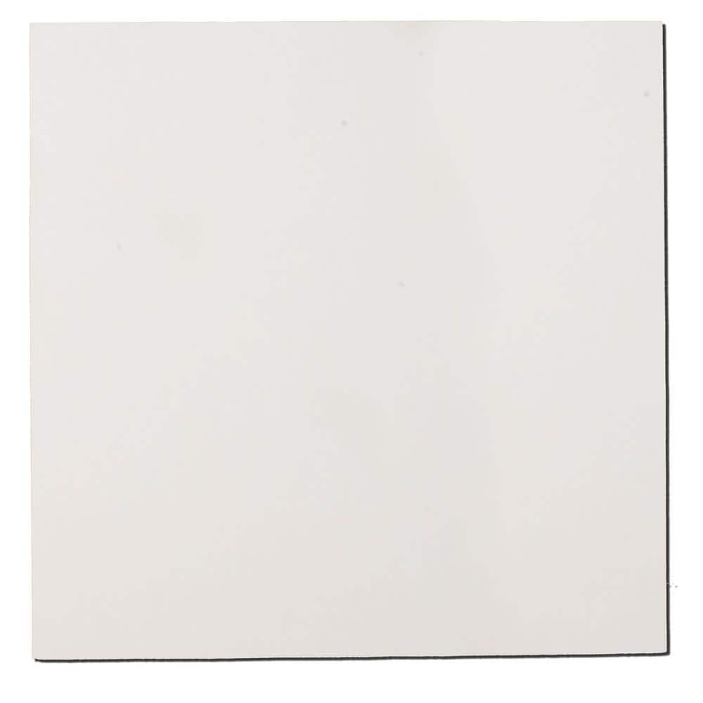 Paintable White Fabric Square 24 in. x 24 in. Sound Absorbing Acoustic Pane