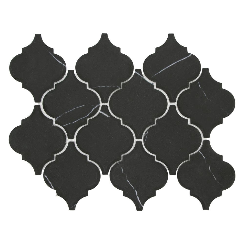 Youway Style Black Glass Mosaic Tiles for Crafts Bulk,200G Stained