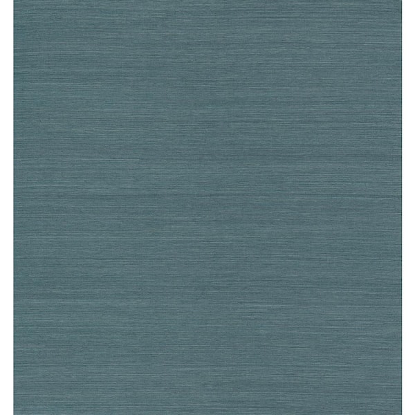 A-Street Prints Aiko Blue Sisal Grass Cloth Wallpaper