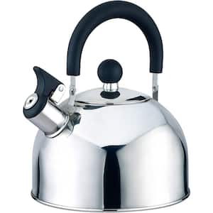 10-Cup Stainless Steel 2.5 qt. Whistling Tea Kettle