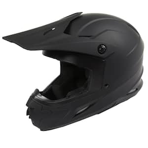 Z7 Adult MX Motorcycle Helmet Matte Black XL