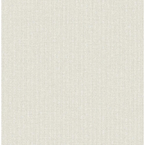 A-Street Prints Lawndale Textured Pinstripe Grey Nonpasted Non Woven Wallpaper Sample