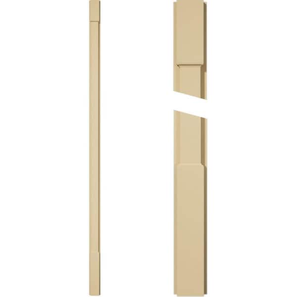 Ekena Millwork 2 in. D x 4 in. W x 108 in. L Primed Polyurethane Pilaster 1- Pack