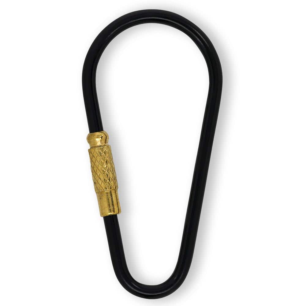 Hillman Sanitas Brass Knurled Keyring 9985375 - The Home Depot