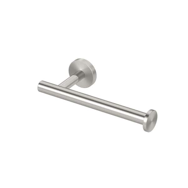 Gatco Level Toilet Paper Holder in Brushed Nickel 5343 - The Home Depot