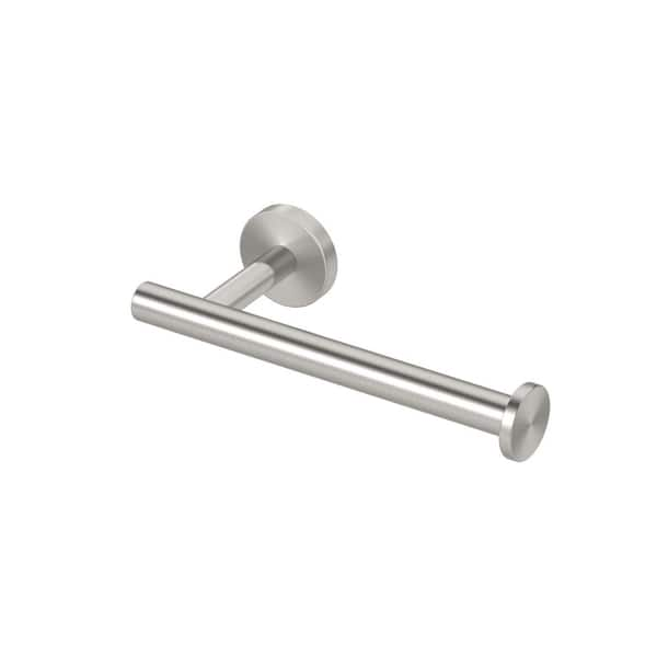 Brushed silver toilet paper on sale holder