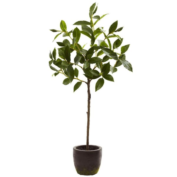 Nearly Natural 2.41 ft. Artificial Topiary with Decorative Planter