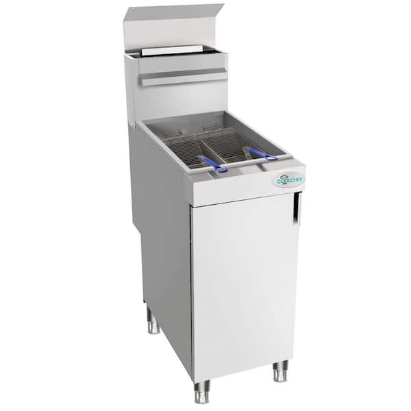 Biscayne Bay Commercial 42 Qt. Stainless Steel Propane Gas Deep