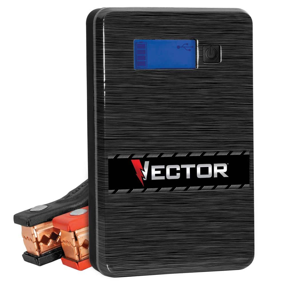 VECTOR 800 Peak Amp Jump Starter, Dual USB, Rechargeable SS4LV - The Home  Depot