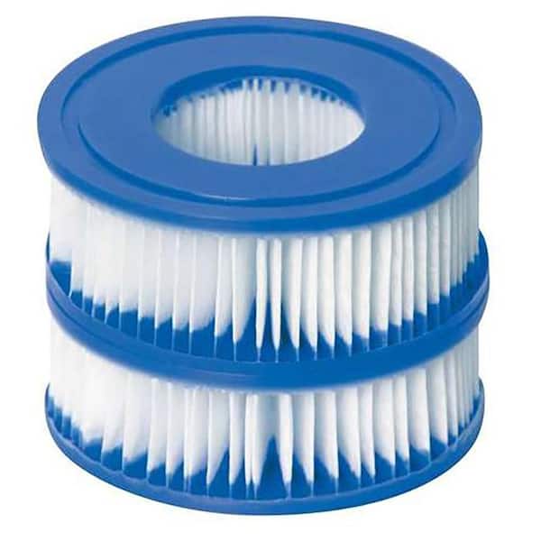 Bestway 8 in. Dia. Spa Filter Replacement Cartridge Type VI, Lazy-Z Spa Only (6 Pack)
