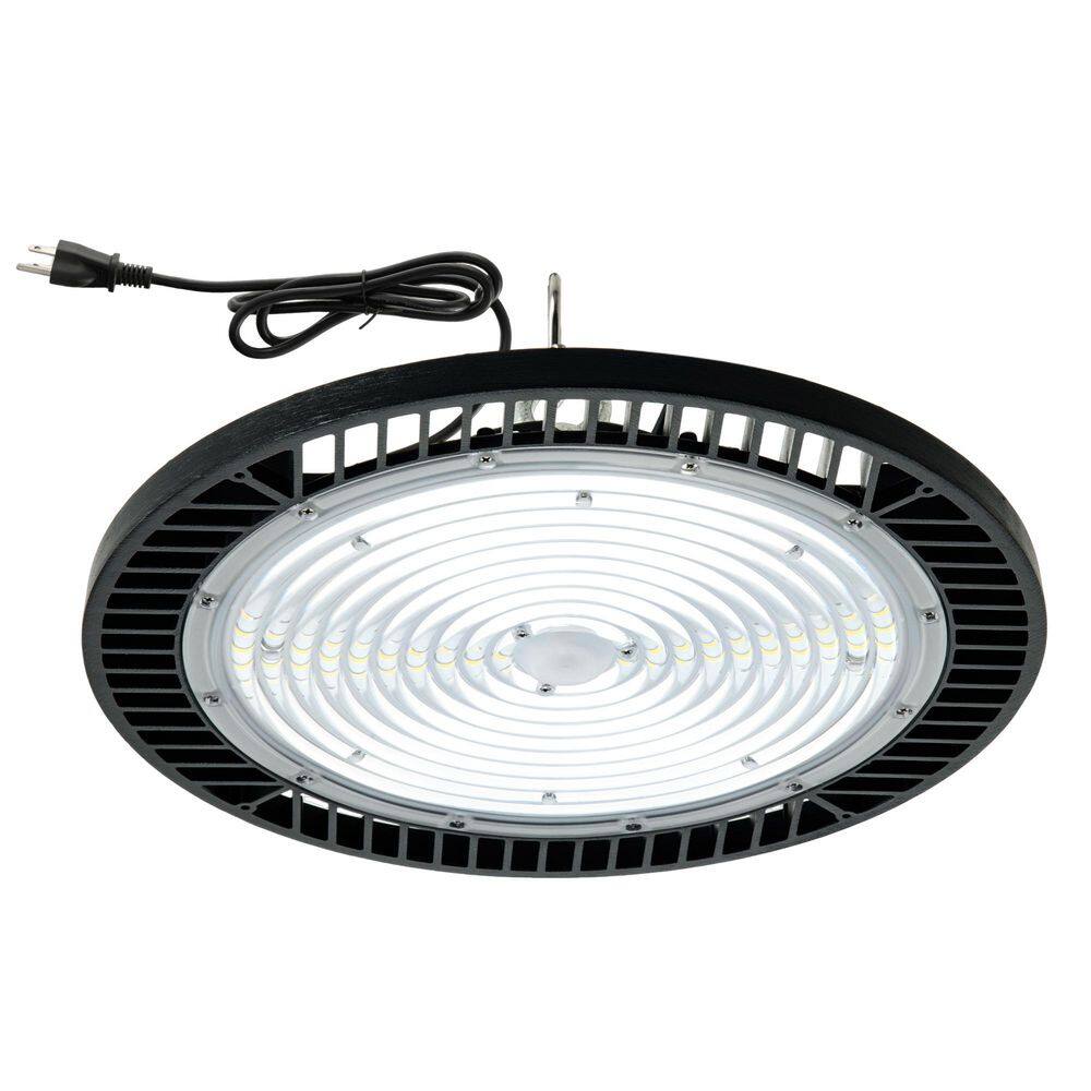400W LED High Bay Light, Flush Mount Light Dimmable, Black Finish 90° Beam Angle for Warehouse Workshop (1-pack) price history on PriceWatchPro