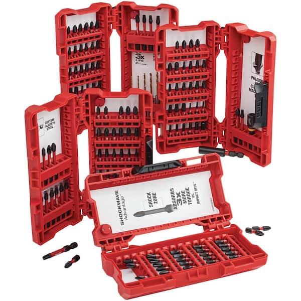 Milwaukee - SHOCKWAVE Impact Duty Alloy Steel Screw Driver Bit Set (142-Piece)