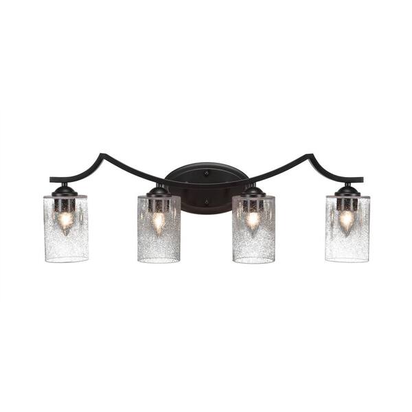 Unbranded Cleveland 7.75 in. 1-Light Matte Black Vanity Light