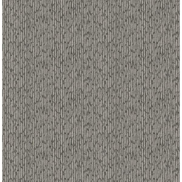 A-Street Prints Mackintosh Charcoal Textural Wallpaper Sample