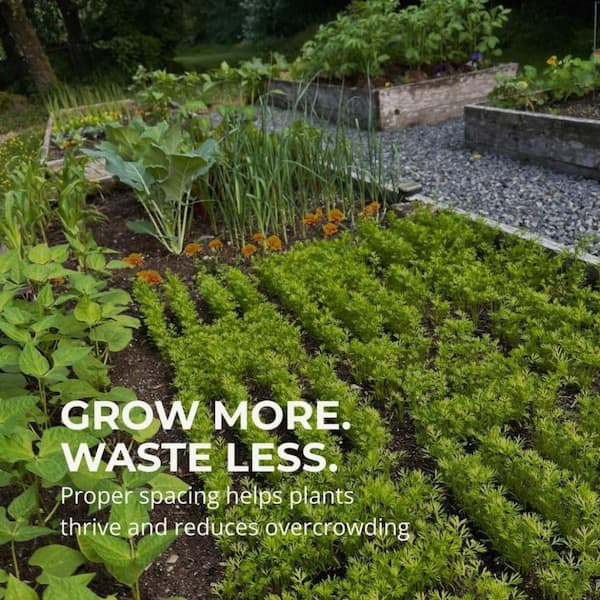 Square foot garden seed spacer, saves space and cuts weeds