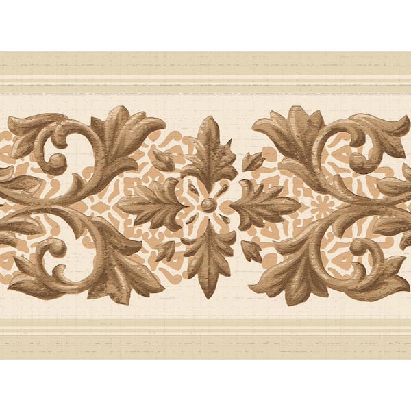 Dundee Deco Falkirk Dandy II Green Pink Flowers Scrolls Floral Peel and  Stick Wallpaper Border DDHDBD9113  The Home Depot