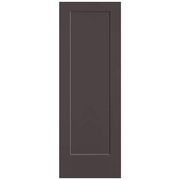 Masonite 28 in. x 80 in. 1-Panel Lincoln Park Single Bore Hollow Core Willow Wood Molded Composite Interior Door Slab