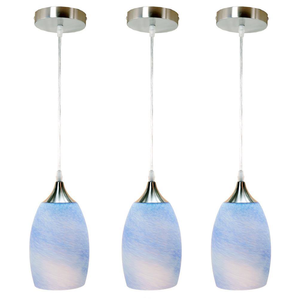 blue pendant shades