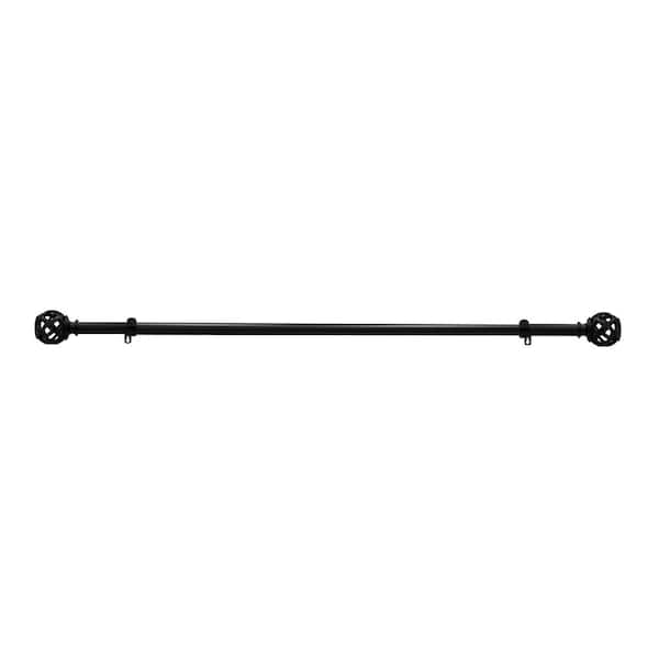 ACHIM Buono II Carrie Decorative Rod and Finial 28 in. - 48 in.