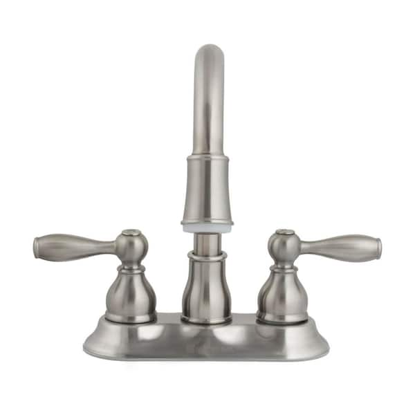 Glacier Bay Mandouri 4 in. Centerset 2 Handle LED Bathroom Faucet