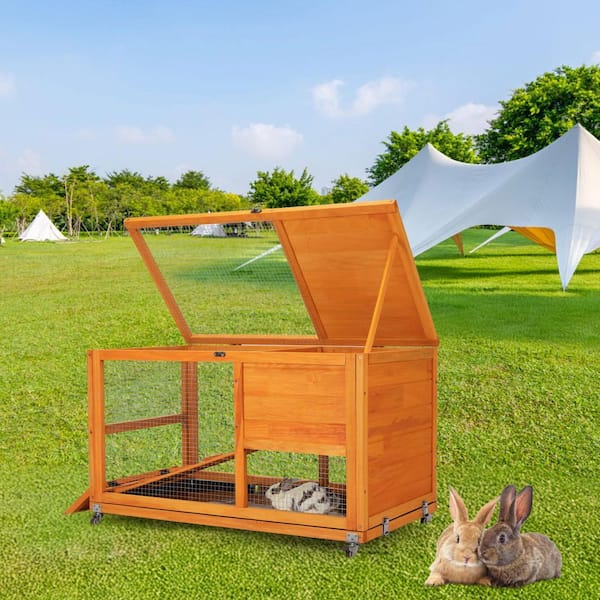 Rabbit Zippi Rabbit Run with Roof and Underfloor Mesh - Single